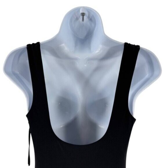 Stylest NEW Black Caviar Dreamsculpt Square Neck Tank One Piece Swimsuit M - Picture 8 of 12